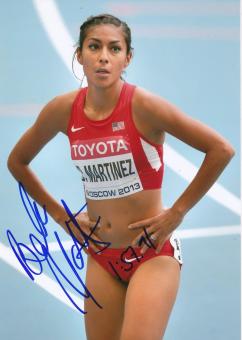Brenda Martinez  USA  800m 2.WM 2013 Leichtathletik Foto original signiert 