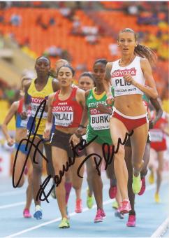 1500m WM 2013 Leichtathletik Foto original signiert 