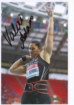 Valerie Adams  Neuseeland  Kugelstoßen 1.WM 2013 Leichtathletik Foto original signiert 
