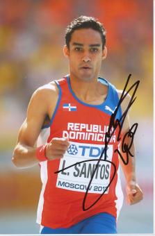 Luguelin Santos  DomRep  400m  3.WM 2013 Leichtathletik Foto original signiert 