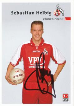 Sebastian Helbig  2002/2003   FC Köln Fußball Autogrammkarte original signiert 