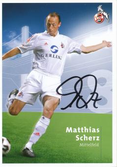 Matthias Scherz  2005/2006   FC Köln Fußball Autogrammkarte original signiert 
