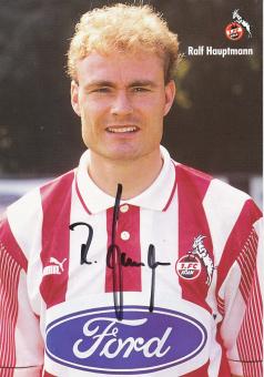 Ralf Hauptmann  1995/1996   FC Köln Fußball Autogrammkarte original signiert 