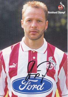 Reinhard Stumpf  1995/1996   FC Köln Fußball Autogrammkarte original signiert 