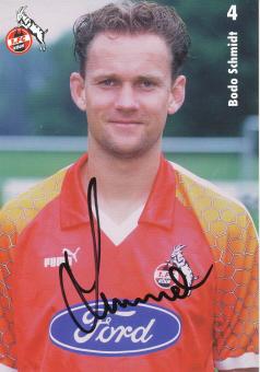 Bodo Schmidt  1997/1998   FC Köln Fußball Autogrammkarte original signiert 