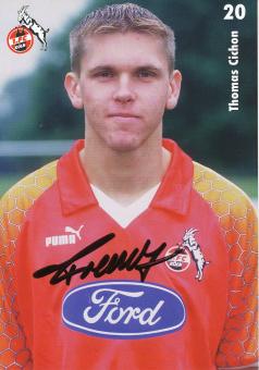 Thomas Cichon 1997/1998   FC Köln Fußball Autogrammkarte original signiert 