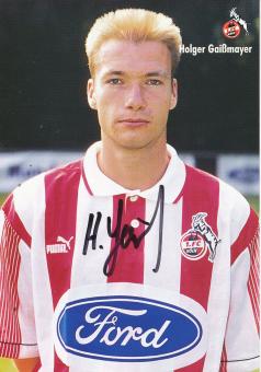 Holger Gaißmayer  1995/1996  FC Köln Fußball Autogrammkarte original signiert 