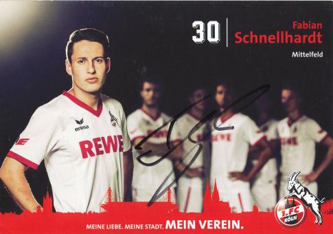 Fabian Schnellhardt  2013/2014  FC Köln Fußball Autogrammkarte original signiert 