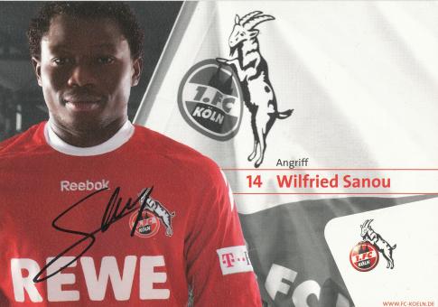 Wilfried Sanou  2008/2009  FC Köln Fußball Autogrammkarte original signiert 