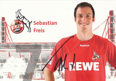 Sebastian Freis  2010/2011  FC Köln Fußball Autogrammkarte original signiert 