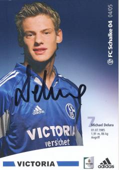 Michael Delura  2004/2005  FC Schalke 04  Fußball Autogrammkarte original signiert 