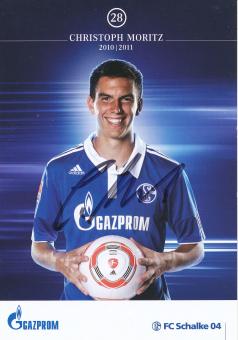 Christoph Moritz  2010/2011  FC Schalke 04  Fußball Autogrammkarte original signiert 