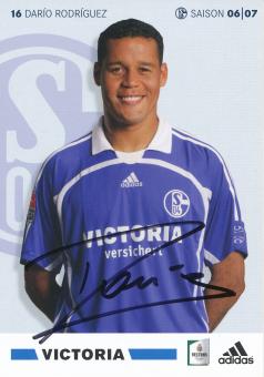 Dario Rodriguez  2006/2007  FC Schalke 04  Fußball Autogrammkarte original signiert 