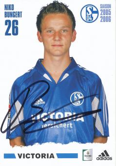 Niko Bungert  2005/2006  FC Schalke 04  Fußball Autogrammkarte original signiert 