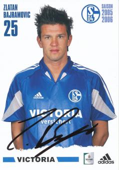 Zlatan Bajramovic  2005/2006  FC Schalke 04  Fußball Autogrammkarte original signiert 