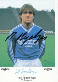 Ralf Regenbogen  80er  FC Schalke 04  Fußball Autogrammkarte original signiert 