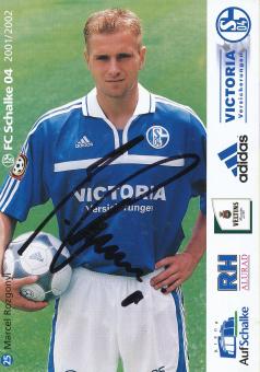 Marcel Rozgonyi  2001/2002  FC Schalke 04  Fußball Autogrammkarte original signiert 