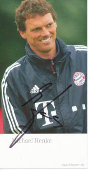 Michael Henke  2002/2003  FC Bayern München Fußball Autogrammkarte original signiert 