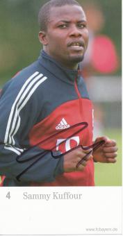 Sammy Kuffour  2002/2003  FC Bayern München Fußball Autogrammkarte original signiert 