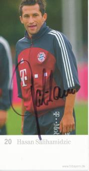 Hasan Salihamidzic  2002/2003  FC Bayern München Fußball Autogrammkarte original signiert 