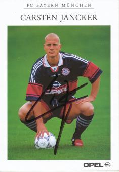 Carsten Jancker  1997/1998  FC Bayern München Fußball Autogrammkarte original signiert 