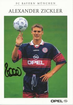 Alexander Zickler  1998/1999  FC Bayern München Fußball Autogrammkarte original signiert 