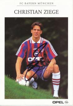 Christian Ziege  1995/1996  FC Bayern München Fußball Autogrammkarte original signiert 