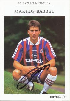Markus Babbel  1996/1997  FC Bayern München Fußball Autogrammkarte original signiert 