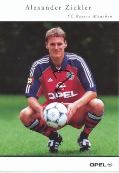 Alexander Zickler   2000/2001  FC Bayern München Fußball Autogrammkarte original signiert 