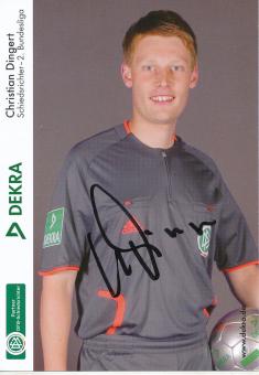 Christian Dingert  DFB Schiedsrichter  Fußball Autogrammkarte original signiert 