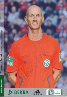 Thomas Frank  DFB Schiedsrichter  Fußball Autogrammkarte original signiert 