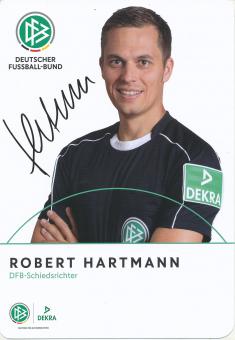 Robert Hartmann  DFB Schiedsrichter  Fußball Autogrammkarte original signiert 