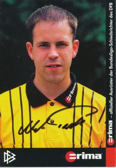 Mike Pickel  DFB Schiedsrichter  Fußball Autogrammkarte original signiert 
