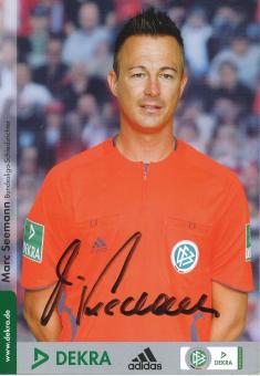 Marc Seemann  DFB Schiedsrichter  Fußball Autogrammkarte original signiert 