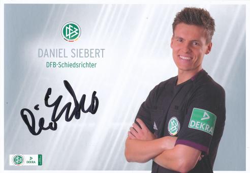 Daniel Siebert  DFB Schiedsrichter  Fußball Autogrammkarte original signiert 