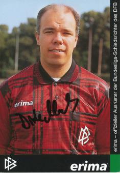 Dirk Margenberg  DFB Schiedsrichter  Fußball Autogrammkarte original signiert 