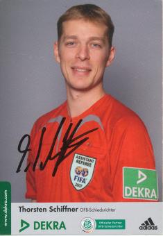 Thorsten Schiffner  DFB Schiedsrichter  Fußball Autogrammkarte original signiert 