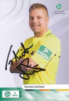 Thorsten Schriever  DFB Schiedsrichter  Fußball Autogrammkarte original signiert 