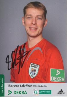 Thorsten Schiffner  DFB Schiedsrichter  Fußball Autogrammkarte original signiert 