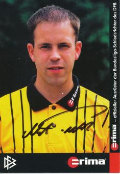 Mike Pickel  DFB Schiedsrichter  Fußball Autogrammkarte original signiert 