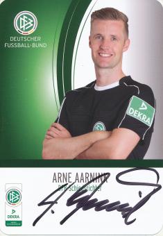 Arne Aarnink  DFB Schiedsrichter  Fußball Autogrammkarte original signiert 