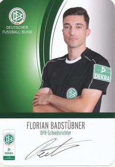 Florian Badstübner  DFB Schiedsrichter  Fußball Autogrammkarte original signiert 