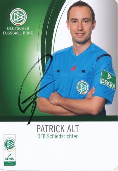 Patrick Alt  DFB Schiedsrichter  Fußball Autogrammkarte original signiert 