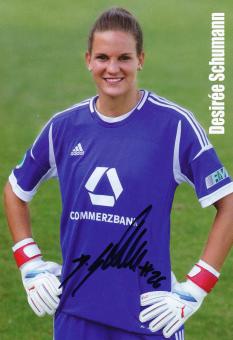 Desiree Schumann  1.FFC FrankfurtFrauen Fußball Autogrammkarte original signiert 
