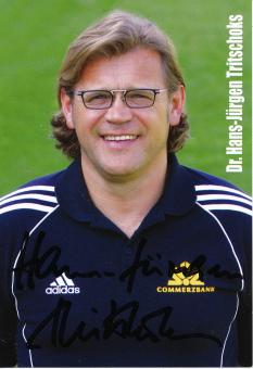 Dr.Hans Jürgen Tritschoks  1.FFC Frankfurt Frauen Fußball Autogrammkarte original signiert 