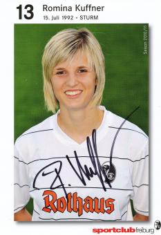 Romina Kuffner  2011/2011  SC Freiburg Frauen Fußball Autogrammkarte original signiert 