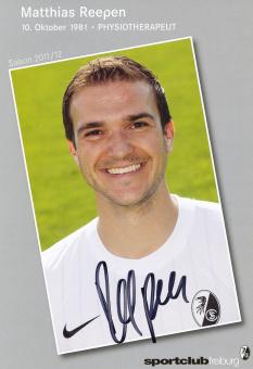 Matthias Reepen  2011/2012  SC Freiburg Frauen Fußball Autogrammkarte original signiert 