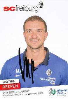 Matthias Reepen   SC Freiburg Frauen Fußball Autogrammkarte original signiert 