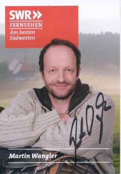 Martin Wangler   Die Fallers  TV Serien Autogrammkarte original signiert 