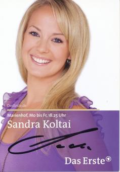 Sandra Koltai  Marienhof  TV Serien Autogrammkarte original signiert 